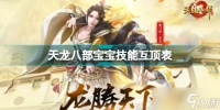 《天龙八部》宝宝技能互顶表 宝宝技能互顶介绍