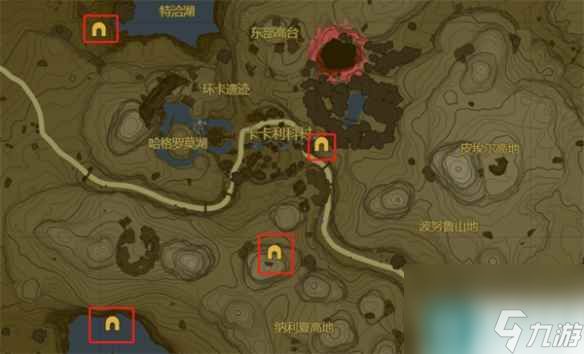 《塞尔达传说：王国之泪》卡卡利科村附近洞穴