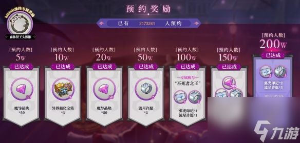纳萨力克之王预约奖励详解 预约奖励有哪些