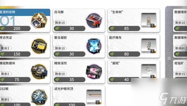 明日方舟绿野幻梦商店可以兑换什么道具