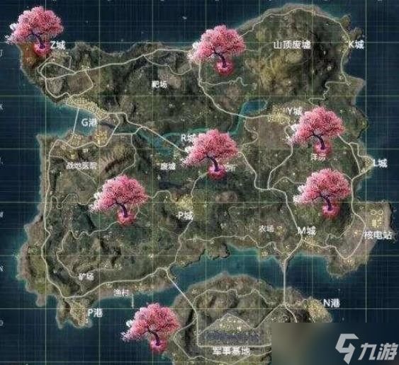 和平精英许愿树在哪