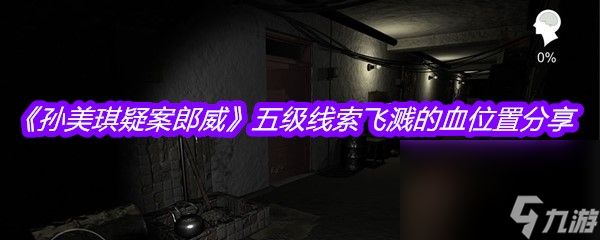 《孙美琪疑案郎威》五级线索飞溅的血位置分享