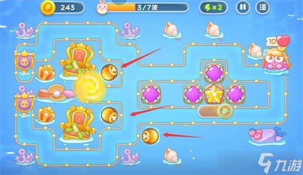 保卫萝卜4海的闺女78关攻略详解