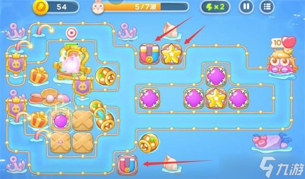 保卫萝卜4海的闺女78关攻略详解