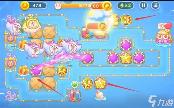 保卫萝卜4海的闺女78关攻略详解