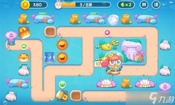 保卫萝卜4海的闺女86关攻略详解