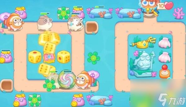 保卫萝卜4海的闺女119关攻略