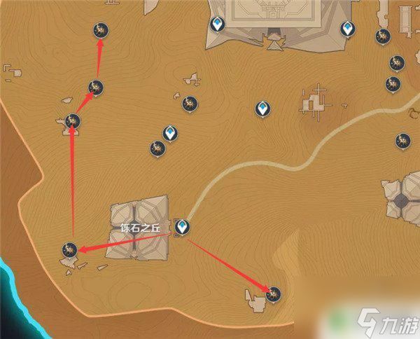 原神甲虫位置 原神圣甲虫地表位置攻略