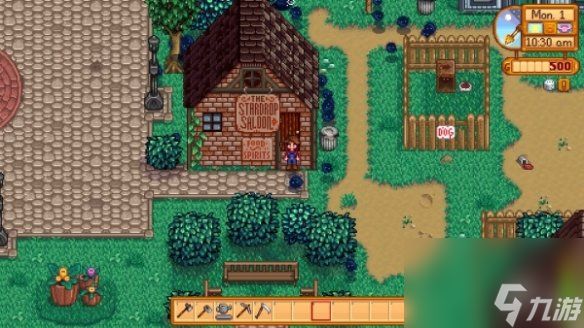 《星露谷物语》昨晚刮了一场大风情景介绍