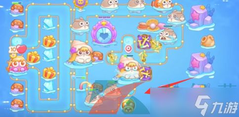 《保卫萝卜4》海的闺女第44关通关攻略