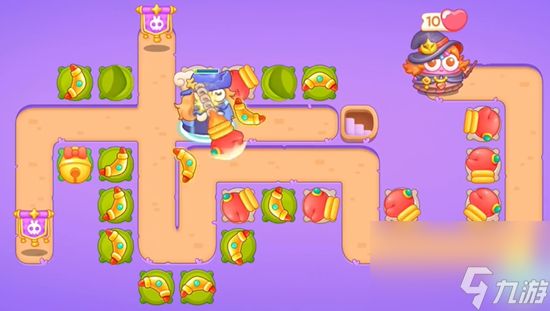 《保卫萝卜4》阿波与魔法宝藏第77关怎么过?