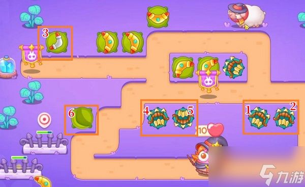 保卫萝卜4阿波与魔法宝藏第58关怎么过