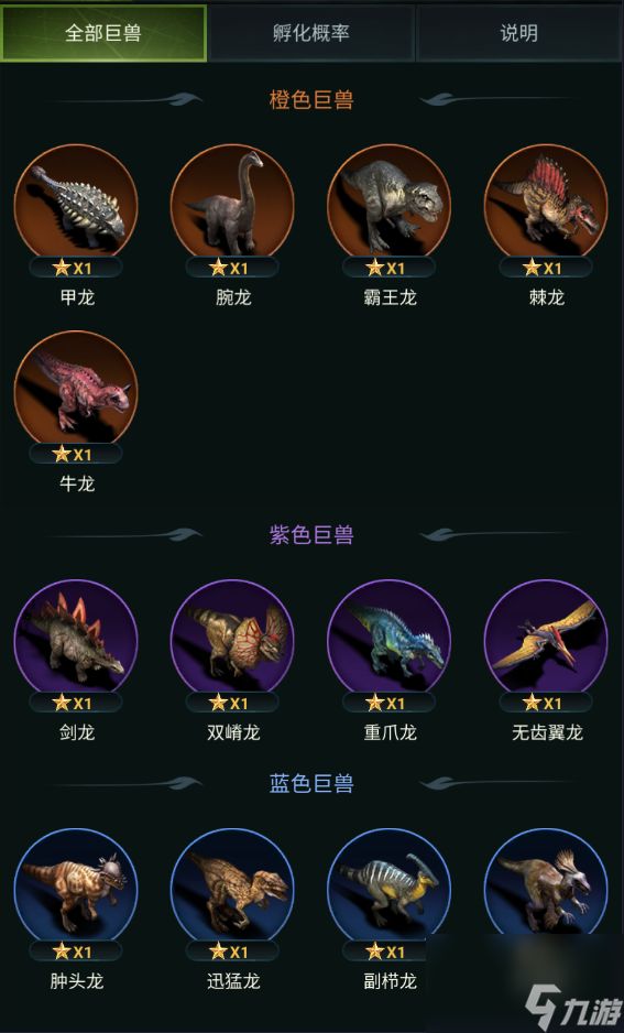 野兽领主：新世界战斗型巨兽加成效果分享