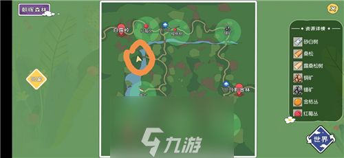 小森生活露桑松树在哪 松树刷新位置图解