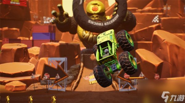 《风火轮怪兽卡车：特技混乱》上线Steam 将于10月19日发售