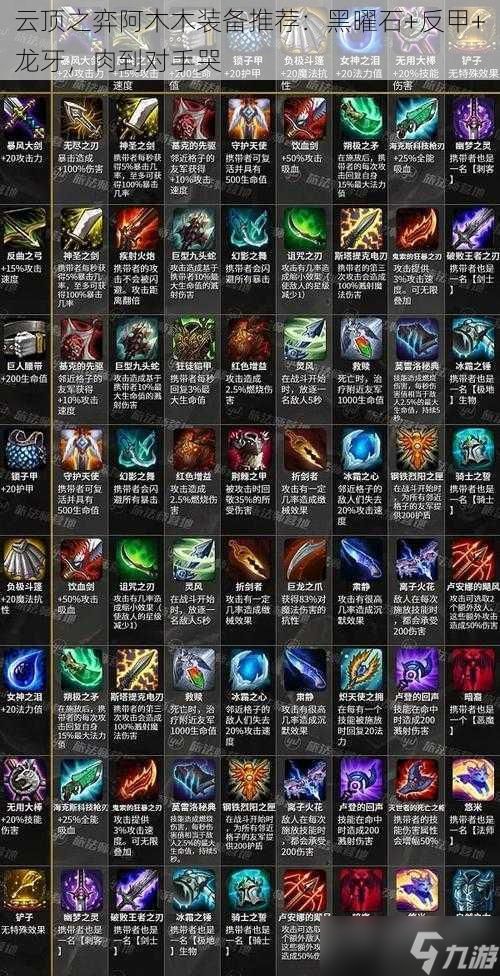 云顶之弈阿木木装备推荐：黑曜石+反甲+龙牙，肉到对手哭