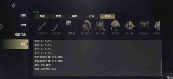 《未知：升变3》装备打造属性详解