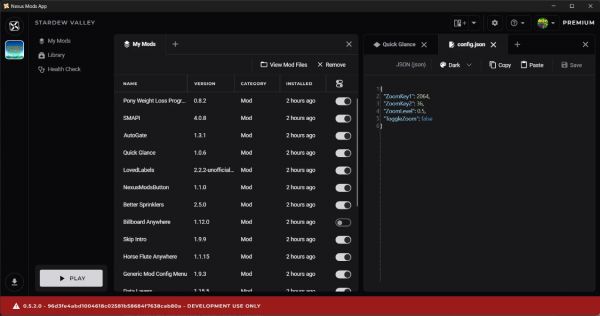 Nexus Mods App 界面