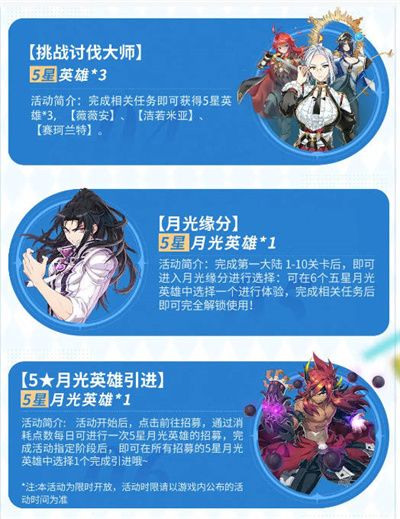 《第七史诗》公测福利活动大全