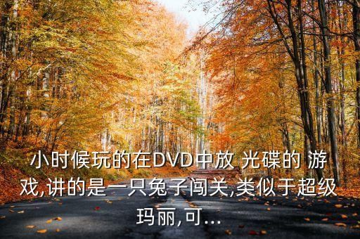 小时候玩的在DVD中放 光碟的 游戏,讲的是一只兔子闯关,类似于超级玛丽,可...
