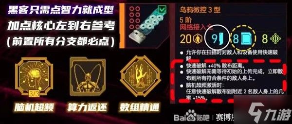 《赛博朋克2077》强力流派搭配推荐