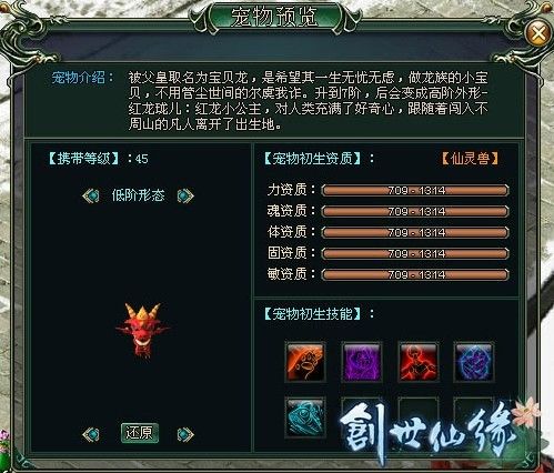 最新宠物——宝贝龙