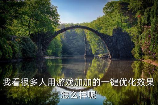 我看很多人用游戏加加的一键优化效果怎么样呢