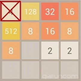 2048高分技巧：图文攻略 - 清新范(Qxfun.com)