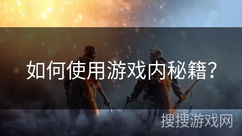 如何使用游戏内秘籍?