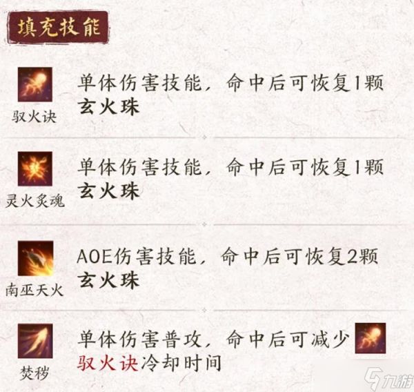 诛仙世界炎焚香有什么技能 炎焚香技能机制讲解