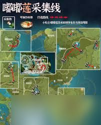 原神嘟嘟莲采集路线全面指南