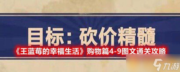 《王蓝莓的幸福生活》购物篇4-9图文通关攻略