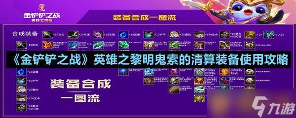 《金铲铲之战》英雄之黎明鬼索的清算装备使用攻略