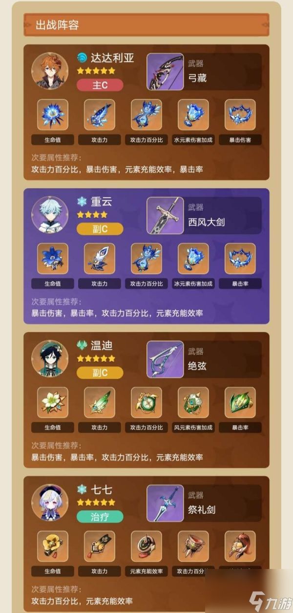 原神永冻流公子怎么玩