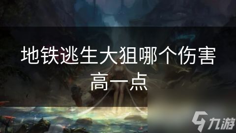地铁逃生大狙哪个伤害高一点