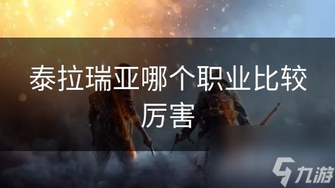 泰拉瑞亚哪个职业比较厉害