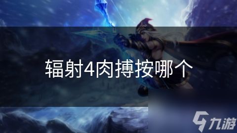 辐射4肉搏按哪个