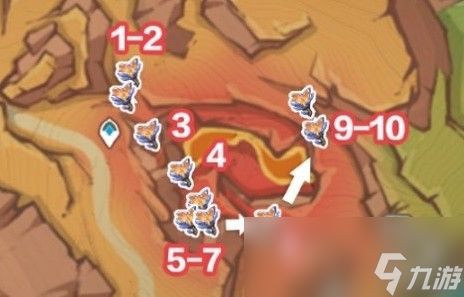 《原神》云岩裂叶全收集位置大全