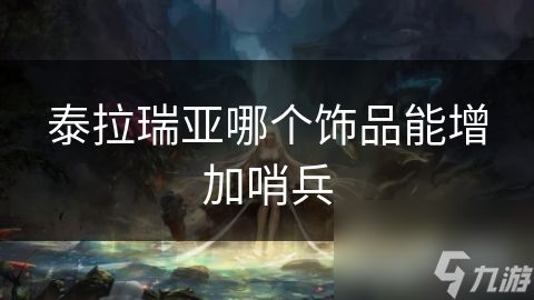 泰拉瑞亚哪个饰品能增加哨兵