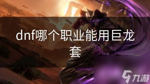 dnf哪个职业能用巨龙套