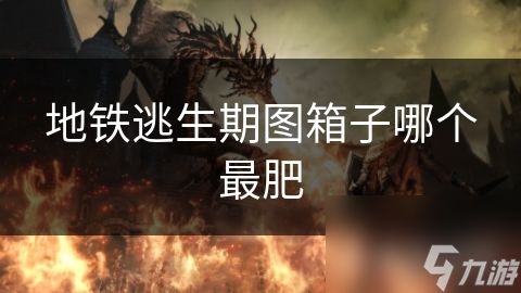 地铁逃生期图箱子哪个最肥