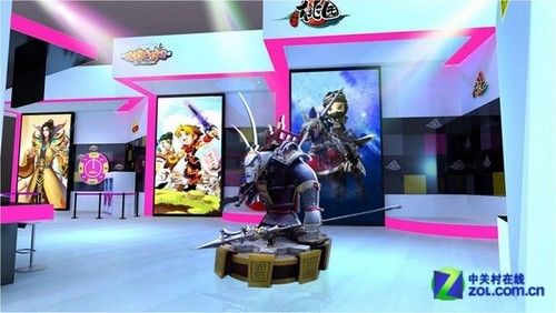 《桃园》ChinaJoy展台 现场还原机械吕布高达3米 