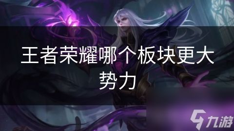 王者荣耀哪个板块更大势力