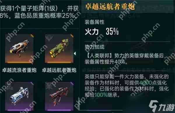 群星纪元装备搭配思路及推荐分享
