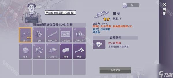 《阿瑞斯病毒2》商店商人售卖物品一览