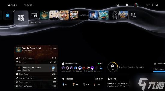PS5界面升级要来了！新增实用小组件