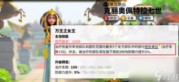 万国觉醒克丽奥佩特拉怎么样
