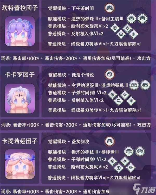 《鸣潮》全团子培养大全