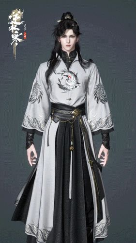 《逆水寒手游》云山鹤影时装外观一览