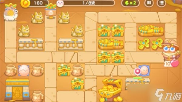 保卫萝卜4法老归来第2关攻略